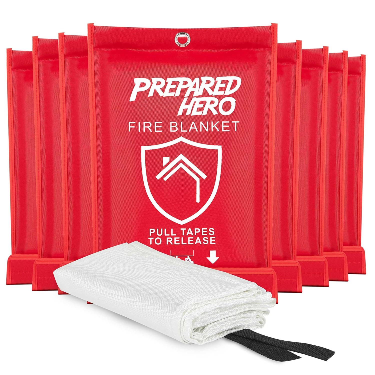 Prepared Hero Emergency Fire Blanket Fire Suppression Blanket for ...