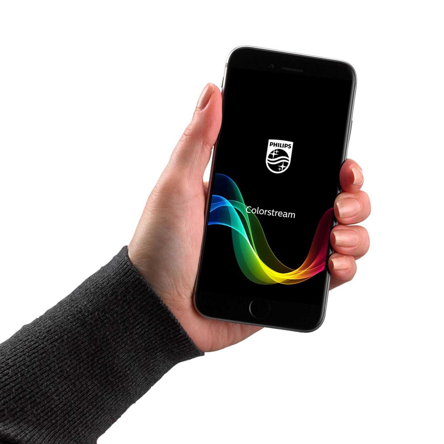 New Philips 150ct LED App-Controlled Color Change Create Motion Mini String Lights Multicolor - Image 3