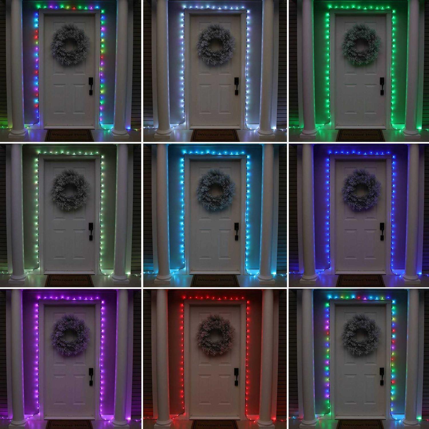 New Philips 150ct LED App-Controlled Color Change Create Motion Mini String Lights Multicolor - Image 4